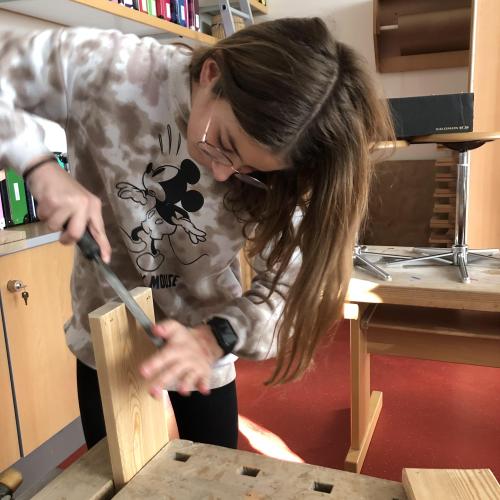 Schulgartenprojekt Pflanzenkisten