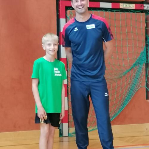 Andreas Linger mit Samuel