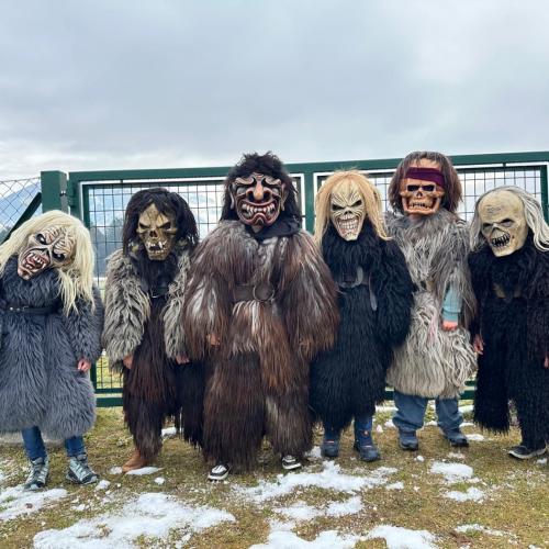 Unsere Krampusse aus der 4. Klasse