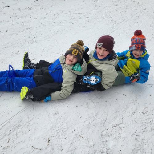 Rutschblatt rutschen