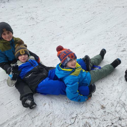 Rutschblatt rutschen