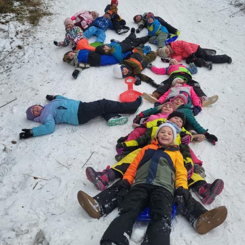 Rutschblatt rutschen