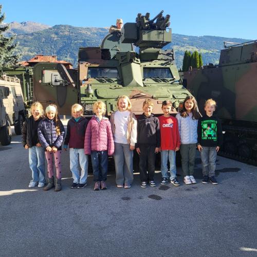 Besuch der Haspingerkaserne 