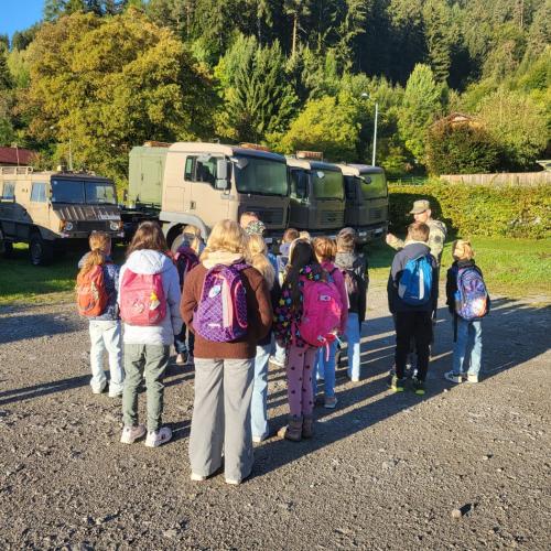Besuch der Haspingerkaserne 