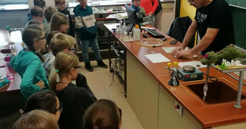 Besuch im Gymnasium