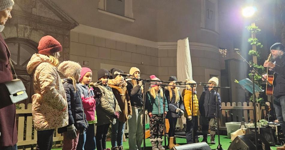 Chorauftritt am Adventmarkt Lienz