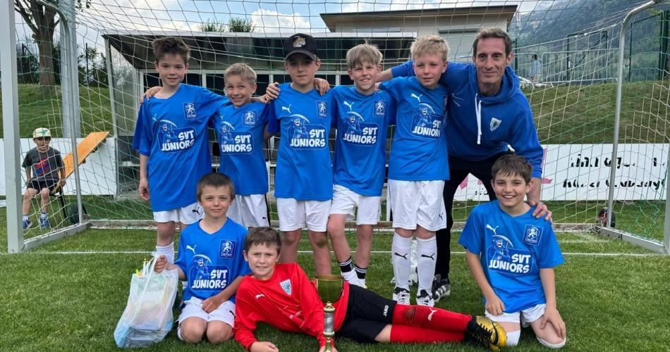Unsere erfolgreiche Mannschaft 2026 mit Trainer Alwood Unterlechner